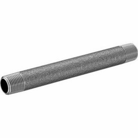 BSC PREFERRED Standard-Wall 316/316L Stainless Steel Pipe Nipple Threaded on Both Ends 1/2 NPT 7 Long 4548K366